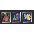 NEW ZEALAND 1985 CHRISTMAS SET 3 VALS U/M MINT