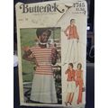 Butterick 4745 Misses Shirt, T-Shirt, Skirt & P...