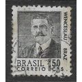BRAZIL 1967 BRAZILIAN PRESIDENTS 50c BLACK WENC...