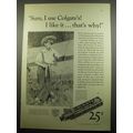 1932 Colgate Ribbon Dental Cream Ad - Sure, I u...