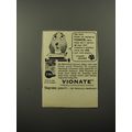 1956 Squibb Vionate Ad - Dear Boss Thanks for buying me Vionate.