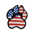 Bear Claw USA Iron On Patch 7.3cm x 6.2cm Sew B...