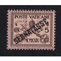 Vatican Postage Due Optd 'SEGNATASSE' 1931 MH S...