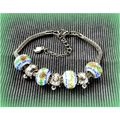 Turtle Animal Charm Silver Tone Bracelet Bangle...