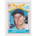 1987 Ralston Purina Roger Clemens baseball card...