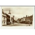 Essex COGGESHALL Market Hill Postcard by Valent...