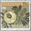 AUSTRALIA, PLANT, Banksia, olive 1986, 33c