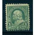 Used 279 1c Benjamin Franklin Average M04281