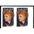 3523a, 34c LUCILLE BALL - IMPERFORATE PAIR - SE...