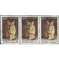 INDIA, CAT, Leopard cat, brown 2000, 5Rps [Trio]