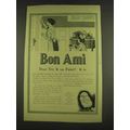 1913 Bon Ami Cleanser Ad - Ever Try It On Paint?