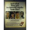 1970 Lark Cigarettes Ad - What Does Gas Taste Like?