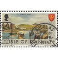 ISLE O MAN, Port St Mary, olive 1973, 3½p, #4