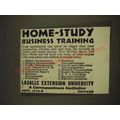 1939 Lasalle Extension University Ad - Home-Study Business training