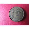 1951 FRANCE TWENTY FRANCS FREE POST. AI