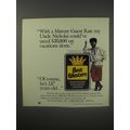 1990 Best Western Motel Ad - Yakov Smirnoff - With a mature guest rate
