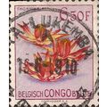 BELGIAN CONGO, FLOWER, Thonninsia, light violet 1952, 6.5 Fr