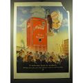 1950 Coca-Cola Soda Ad - A welcome host to workers