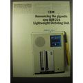 1965 IBM 224 Lightweight Dictating Unit Advertisement