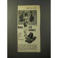 1953 Bolex H-16 DeLuxe Movie Camera Advertisement