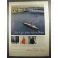 1956 United States Lines Cruise Ad - Just 5 fun-filled days to Europe