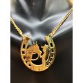 Necklace Horse Cowgirl Pendant #709