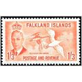 Falkland Islands 1952 1/3d Orange SG181 Mounted...