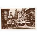 Eastgate from Foregate Chester Postcard RP Ches...