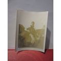 YOUNG MAN AND HIS HORSE 2 x vintage photographs =