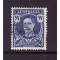 AUSTRALIA 1942 SG 207 3 1/2d BRIGHT BLUE FINE U...
