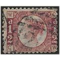 1870 SG48/9 1d Rose Plate 1 Good/Fine Used Chec...