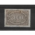 Germany.SG243 3000m Brown.Mounted Mint.Nov21