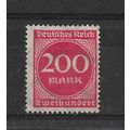 Germany.SG262 200m Red.Mounted Mint.Nov21