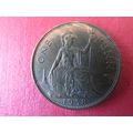 1938 GEORGE VI ONE PENNY FREE POST. (ed) m AR