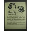 1925 Danderine Hair Dressing Ad - Beauty a Gleamy Mass of Hair