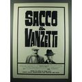 1971 Sacco & Vanzetti Movie Ad