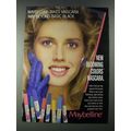 1987 Maybelline Blooming Colors Mascara Ad - Be...