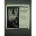 1989 Rue de France French Country Lace Ad - Imp...