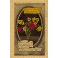 Vintage Romantic Birthday Postcard For Wife - W...