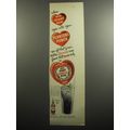 1951 Red Heart Jamaica Rum Ad - Goes into your Planter's Punch
