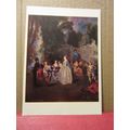 FETES VENITIENNEST by Watteau unused postcard N...