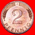 RYE EARS (1967-2001): GERMANY ★ 2 PFENNIGS 1980...