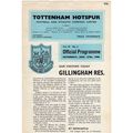 Tottenham Hotspur Reserves v Gillingham Reserve...