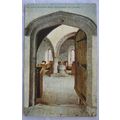 pre 1918 postcard Haddon Hall, entrance to Chapel