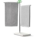 Luxspire Marble Hand Towel Holder, Free Standin...