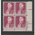 US 1293, 1968 Lucy Stone, LR PBof4, VF, MNH (US...