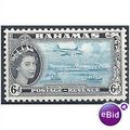 Bahamas 1954 SG208 6d Light Blue & Black Mounte...