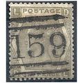 1873 SG125 6d Grey Good+/Fine Used Check Letter...