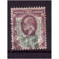 GREAT BRITAIN 1902 SG 222 1 1/2d DULL PURPLE AN...