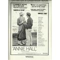 ANNIE HALL Woody Allen, Diane Keaton Press Book